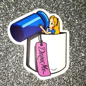 10/$10 ALICE IN WONDERLAND waterproof Sticker